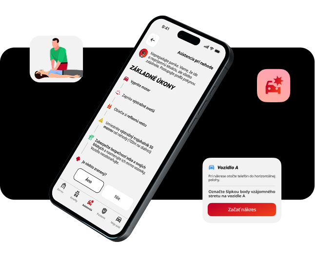 ASISTENCIA V PRÍPADE NEHODY